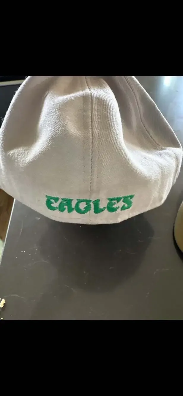 New Era Philadelphia Eagles Retro Logo 59FIFTY Fitted Hat Size 7 3/8